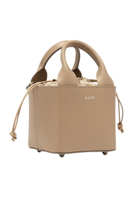 CUBO BAG LEATHER NATURAL D.A.T.E. | bags | B431 CB LENT